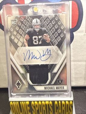 2023 Panini Phoenix  Rookie Auto Jersey Michael Mayer #RAJ-MM /299🔥🔥